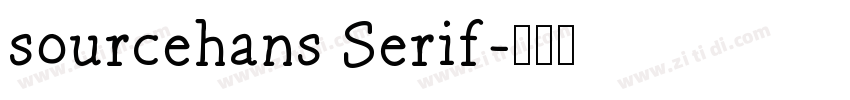 sourcehans Serif字体转换